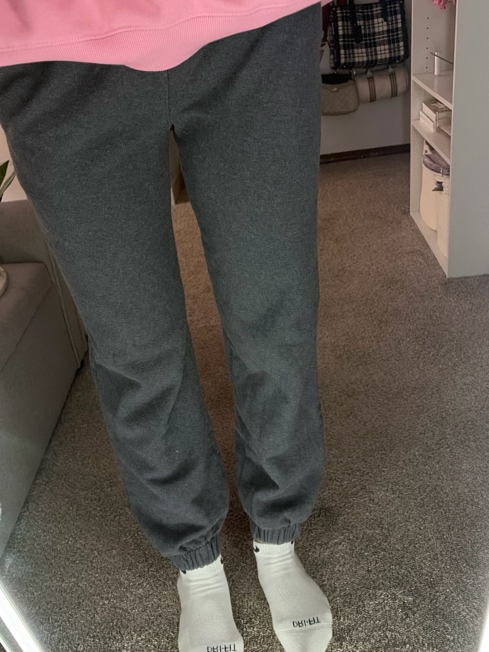 Brandy Melville Charcoal Gray Joggers